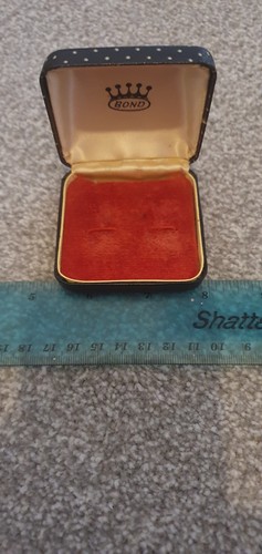 Vintage cufflinks box - , black