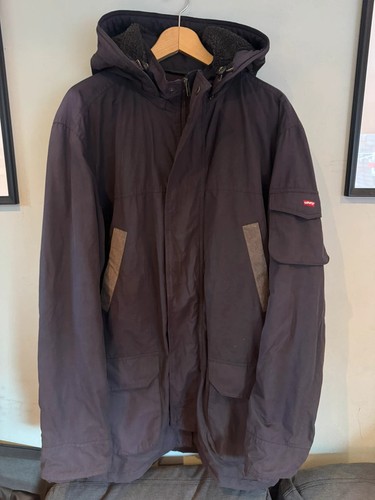 Levi hooded parka coat - hooded,