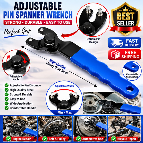 Adjustable angle grinder key - adjustable,