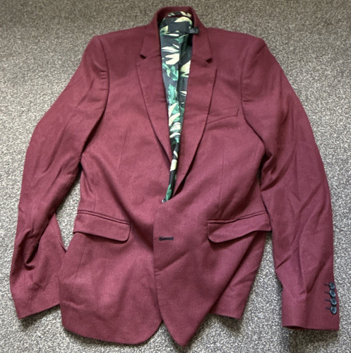 Asos men burgundy single - burgundy,