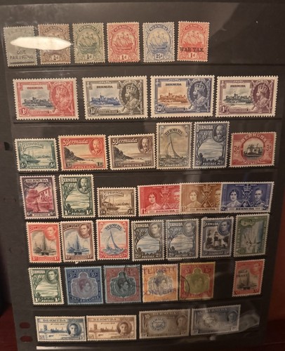 Bermuda stamps sheet high - in,