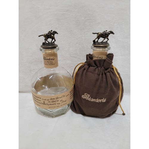 Blantons bottles and - blantons,