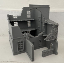 28mm Ruined and Destroyed Town