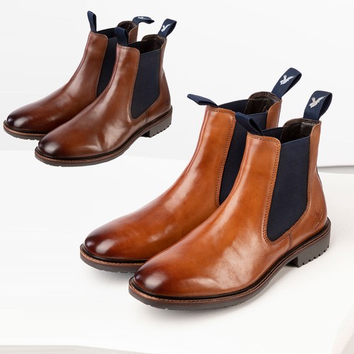 Mens leather chelsea - chelsea, boots