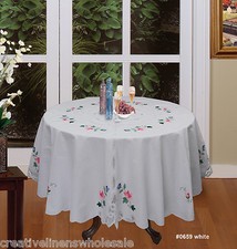 Battenburg Lace Tablecloth 68"