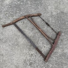 Vintage Antique Cross Cut Wood