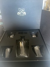 Crystal decanta whisky glasses - decanta,