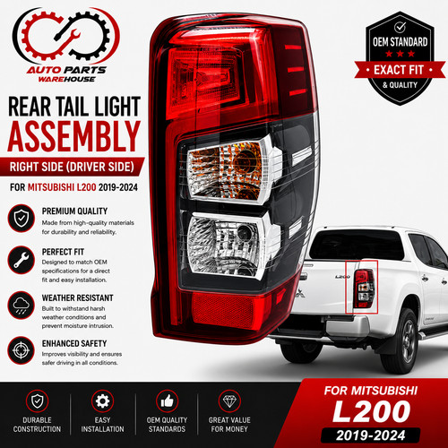 Rear right led tail - right, light