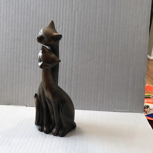 Cat sculpture vintage - cat,
