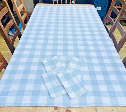 Vintage blue gingham - vintage,