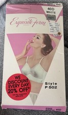 VTG WHITE BULLET Bra Size 40D