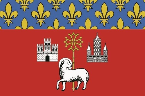 Sticker toulouse flag x - sticker,