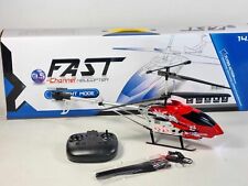 Remote Control Helicopter RC Metal Alloy Shark 3.5CH 2.4GHz LED Kids Gift 14+ UK