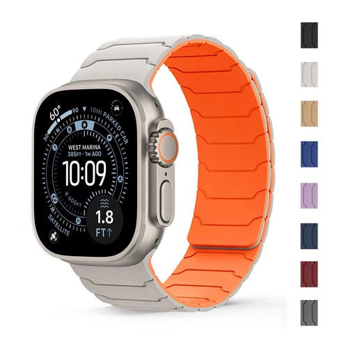 Magnetic silicone strap - silicone, band