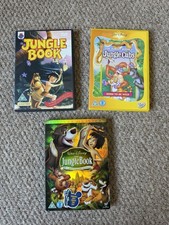 Disney  Jungle Book DVDs x3