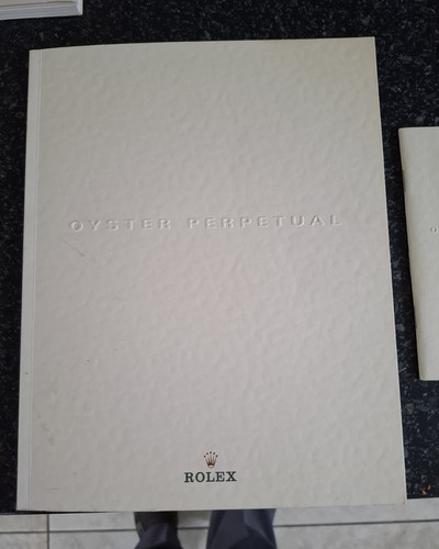 Rolex oyster perpetual booklet - oyster,