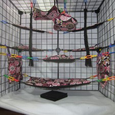17 pc Sugar Glider Cage Set -