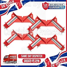 SET OF 4 FOUR MITRE CLAMPS WOODWORK PICTURE FRAME RIGHT ANGLE CORNER VICE HOLDER