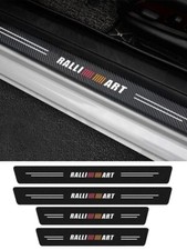 Ralliart MitsubishI door sill  5pcs car sticker scuff protector anti plate