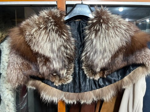 Luxury fur capelet unisex - capelet,