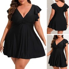 Plus Size Smimmimg Dress Tummy