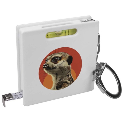 Meerkat portrait keyring - 'meerkat,