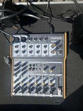 Tapco Mix 100  Audio Mixer, Power Adaptor AND FLIGHT CASE