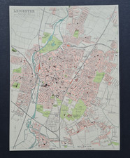 Antique 1903 Leicester - City