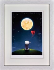 Moongazing by Doug Hyde. Signed, Numbered, FRAMED. With COA