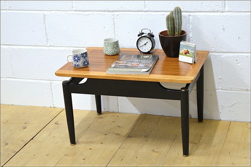 Plan coffee table teak - g,