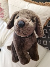 Chocolate Labrador Plush Dog