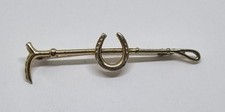 Vintage Gold Tone Equestrian
