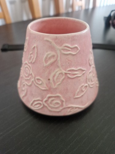 Yankee candle pink glass - candle,