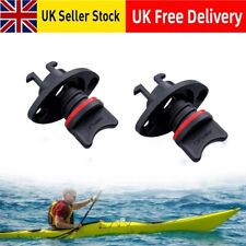 2Pcs Boat Transom Hull Drain Bung Captive Plug Universal 25mm 1" Screw Type