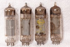 VINTAGE 4 X EL84.3 X MULLARD 1 X SOLUS VALVES/TUBES AVO TESTED