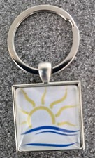 Naturist Symbol Keyring