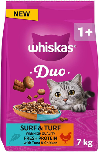 Whiskas duo adult dry - duo, cat