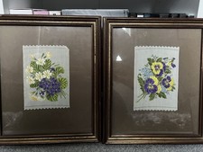Vintage Mounted and Framed Cigarette Silks