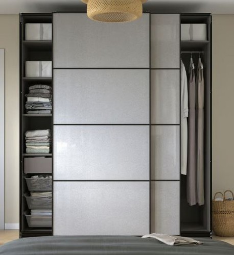 Large dark brown wardrobe - dark, /