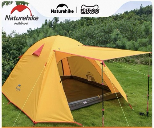 Natural hike camping - hike, tent