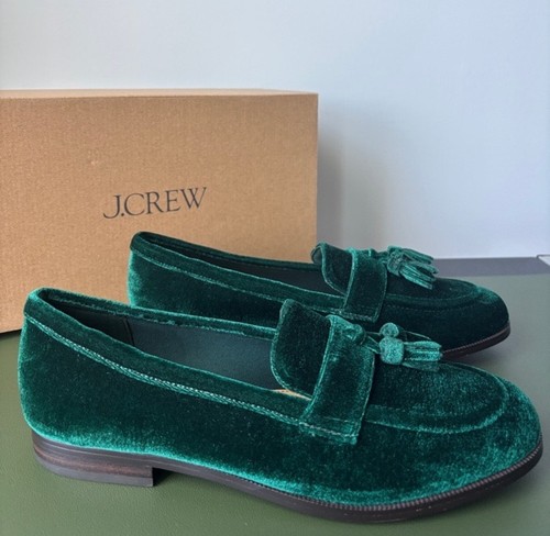 Crew velvet tassel - j., loafers