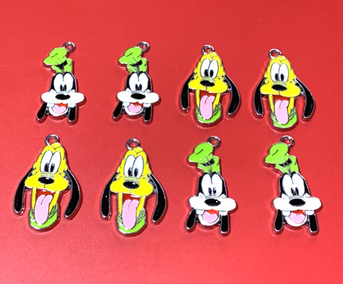 Goofy pluto charms pendants - goofy,