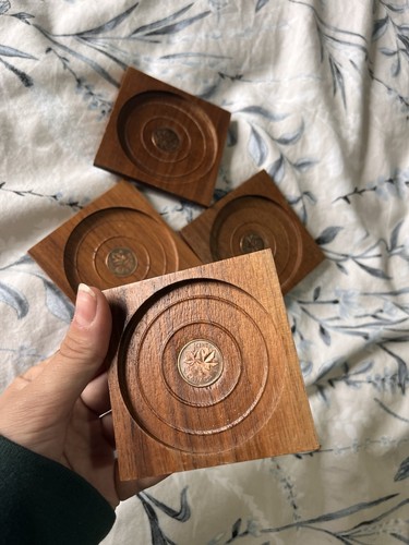 Set vintage wooden - set, 4