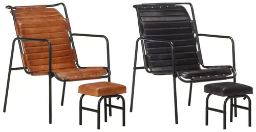 Armchair with footrest - armchair, real