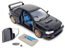 Solido 1/18 Subaru Impreza WRX STi 22B Black 1998 (DOOR) Diecast model Car