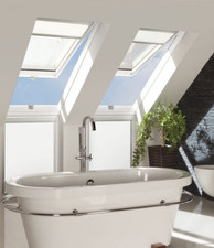 Velux Combination Window GPL MK08 78 x 140cm + VFE Mk36 78 x 115 Cm Sloped Fixed
