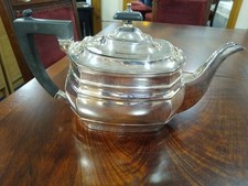 Vintage silver plated tea pot - silver,