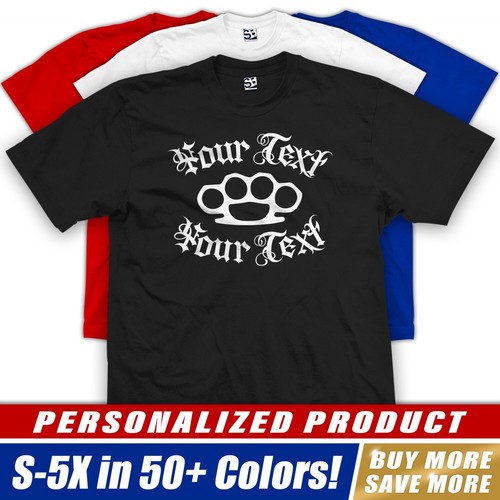Custom brass knuckles shirt - custom,