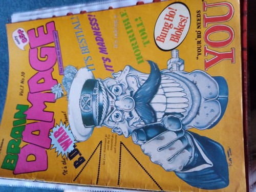 Brain damage comic - damage, magazine