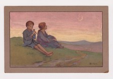 VINTAGE POSTCARD CHILDREN LLUSTRATION BY SYBIL BARHAM PRINTED IN AUSTRIA Nr. 613